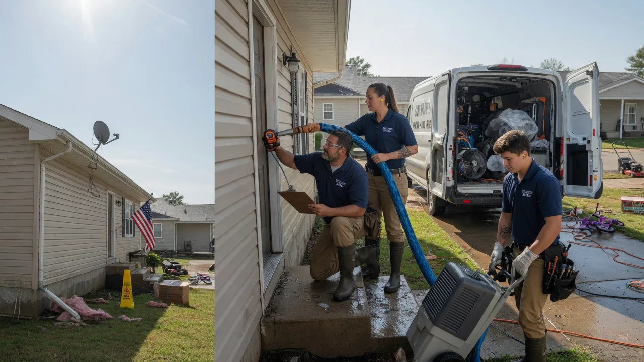 Ceiling Water Damage Restoration in Beardstown, IL near me